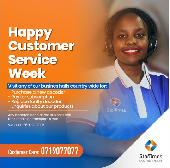 Startimes Waives Technician Transport Fee for Customers during Customer Service Week