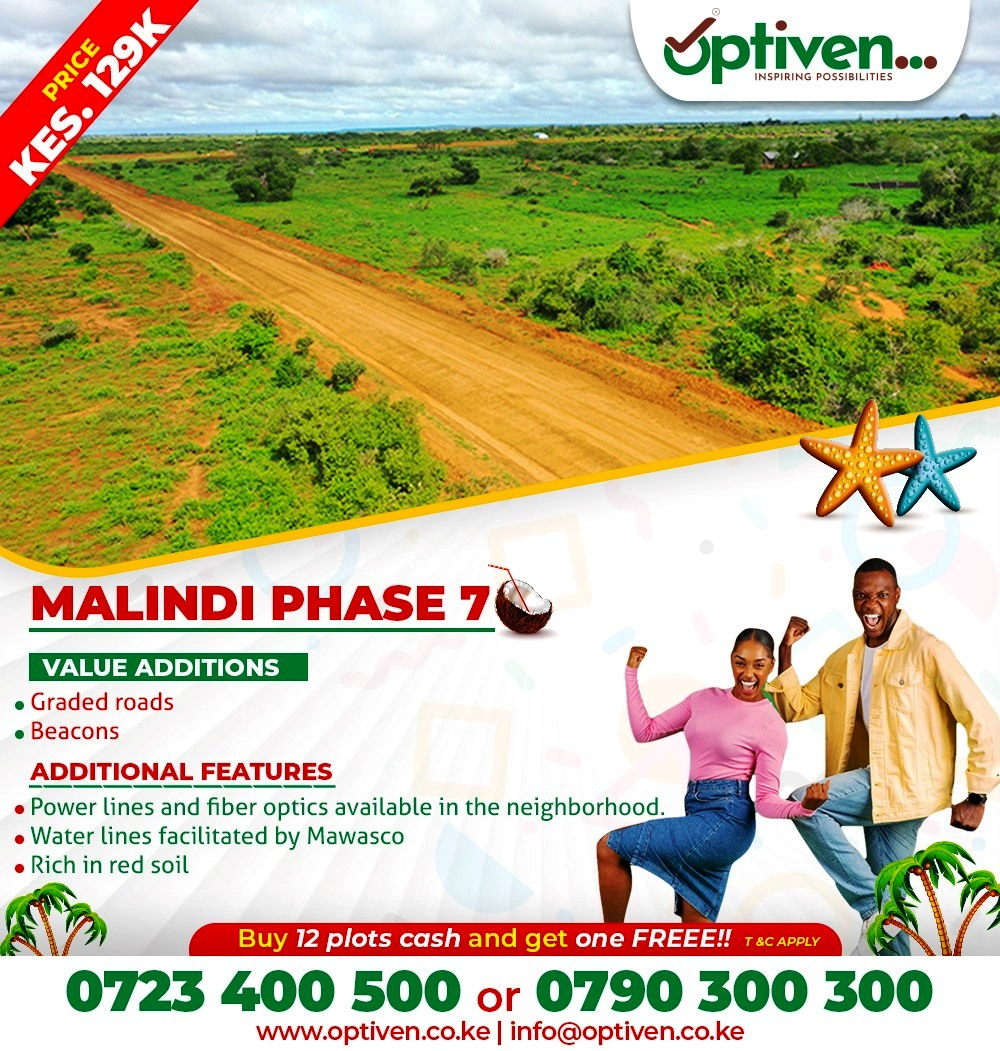 Optiven's Malindi Phase 7: Your Key to Affordable Homes and Houses in Kenya in 2024