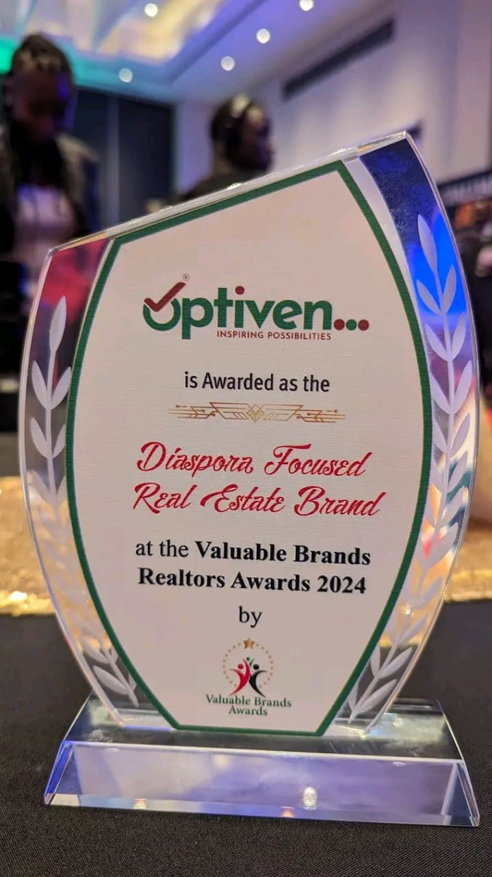 Optiven Makes Headlines: Named Diaspora Focused Real Estate Brand of the Year